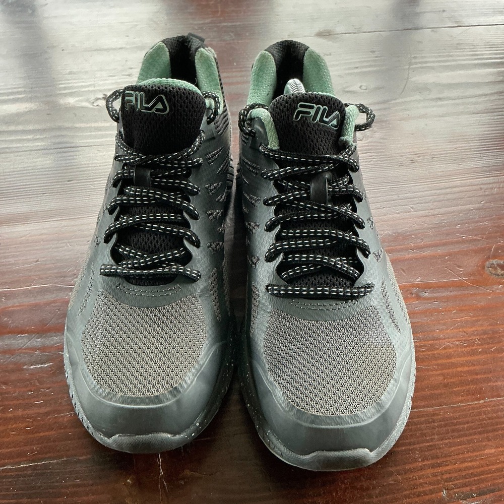 Fila Speedstride Running Sneakers Women Sz 7.5 Gray Low Top Lace Up 5JM00232-009 - Picture 3 of 10